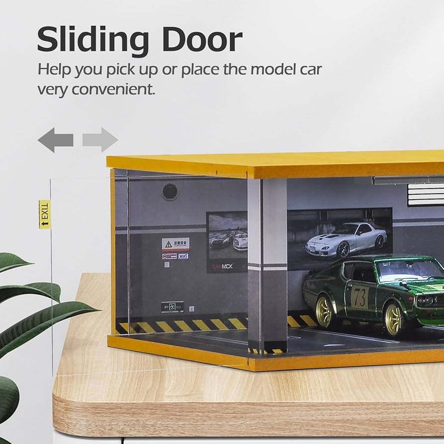 Amazon.co.jp: cxiiuui 1/24 ミニカー 収納 ディスプレイ ケース 駐